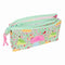 Pennenetui met 3 vakken Disney Princess Bloom Groen Roze 22 x 12 x 3 cm