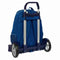 Schoolrugzak met Wielen Munich North Marineblauw 32 x 44 x 16 cm