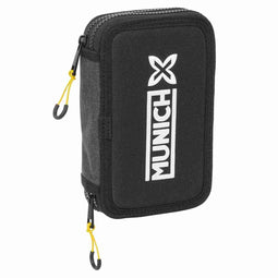 Schooletui met Accessoires Munich Topo Zwart 12.5 x 19.5 x 4 cm 29 Onderdelen