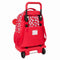Schoolrugzak met Wielen Hello Kitty Iconic Wit Rood 33 x 45 x 22 cm