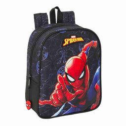 Schoolrugzak Spider-Man Attack Zwart 22 x 27 x 10 cm