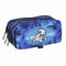 Pennenetui met 3 vakken El Niño Roller Blauw Zwart 21,5 x 10 x 8 cm