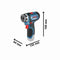 Boorschroevendraaier BOSCH PROFESSIONAL Flexiclic GSR 12V-15 FC + 2 accu's 2,0Ah + GAL 1230 CC