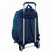 Schoolrugzak met Wielen Benetton Damero Marineblauw 30 x 46 x 14 cm