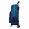 Schoolrugzak met Wielen Benetton Damero Marineblauw 30 x 46 x 14 cm