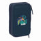 Schooletui met Accessoires El Niño Kook Marineblauw 12,5 x 19,5 x 4 cm 29 Onderdelen
