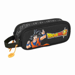 Pennenetui met 2 vakken Dragon Ball Combat Zwart 21 x 8 x 6 cm