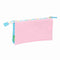 Pennenetui met 3 vakken Benetton Unique Roze Turkoois 22 x 12 x 3 cm