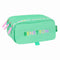 Pennenetui met 3 vakken Benetton Mint Groen 21,5 x 10 x 8 cm
