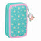 Schooletui met Accessoires Peppa Pig Pretty flowers Geel Munt 12.5 x 19.5 x 4 cm 29 Onderdelen