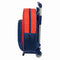 Schoolrugzak met Wielen Super Mario Trick Rood Donkerblauw 28 x 34 x 10 cm