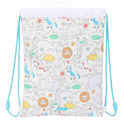 Rugtas met Koordjes Safta Zoo Beige 26 x 34 x 1 cm