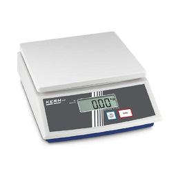 Kern FCE 15K5N Model FCE-N Tafelweegschaal, 15 kg weegbereik, 5 g leesbaarheid, 10 g reproduceerbaarheid, 252 mm 228 mm 12,5 mm weegplaat