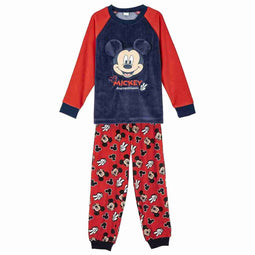 Pyjama Kinderen Mickey Mouse Donkerblauw Maat 4 Jaar