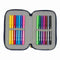 Driedubbele Pennenzak Sonic City Blauw 12,5 x 19,5 x 5,5 cm 37 Onderdelen