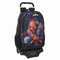 Schoolrugzak met Wielen Spider-Man Attack Zwart 32 x 44 x 16 cm