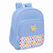 Schoolrugzak Smiley Joyful Blauw Multicolour 32 x 38 x 12 cm