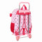 Schoolrugzak met Wielen Minnie Mouse Naive Roze 33 x 42 x 14 cm