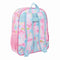 Schoolrugzak Barbie Painterly Roze Hemelsblauw 32 x 38 x 12 cm