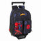 Schoolrugzak met Wielen Spider-Man Attack Zwart 27 x 33 x 10 cm