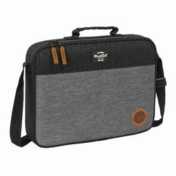 Schooltas BlackFit8 Old school Zwart Grijs 38 x 28 x 6 cm