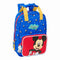 Schoolrugzak Mickey Mouse Clubhouse Good day Blauw 20 x 28 x 8 cm