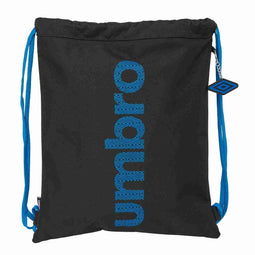Rugtas met Koordjes Kelme Jet black Zwart 35 x 40 x 1 cm