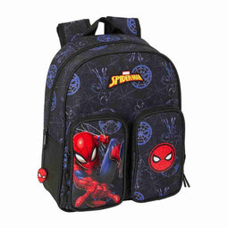 Schoolrugzak Spider-Man Attack Zwart 27 x 33 x 10 cm