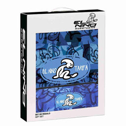 Geschenkenset El Niño Roller Blauw Zwart 2 Onderdelen