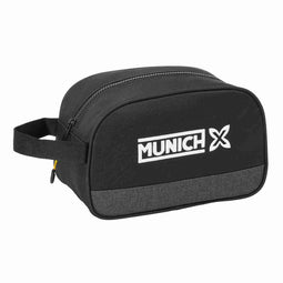 Reistasje Munich Topo Zwart 26 x 15 x 12 cm