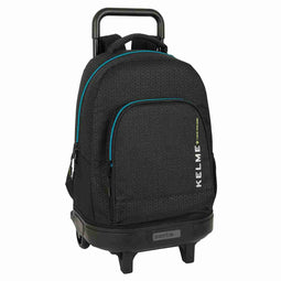 Schoolrugzak met Wielen Kelme Iron Zwart 33 x 45 x 22 cm