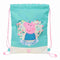 Rugtas met Koordjes Peppa Pig Pretty flowers Geel Munt 26 x 34 x 1 cm