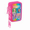 Driedubbele Pennenzak Rainbow High Shine Multicolour 12,5 x 19,5 x 5,5 cm 37 Onderdelen