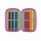 Driedubbele Pennenzak Rainbow High Shine Multicolour 12,5 x 19,5 x 5,5 cm 37 Onderdelen