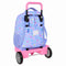 Schoolrugzak met Wielen Benetton Lila Lila 33 x 45 x 22 cm