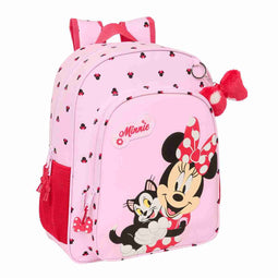 Schoolrugzak Minnie Mouse Naive Roze 32 x 38 x 12 cm