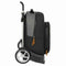 Schoolrugzak met Wielen BlackFit8 Old school Zwart Grijs 32 x 42 x 15 cm