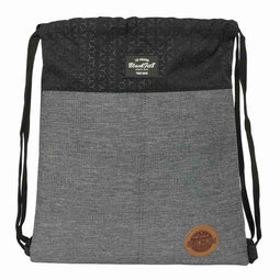 Rugtas met Koordjes BlackFit8 Old school Zwart Grijs 35 x 40 x 1 cm
