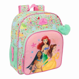Schoolrugzak Disney Princess Bloom Groen Roze 32 x 38 x 12 cm