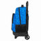 Schoolrugzak met Wielen Hot Wheels Let's race Blauw Zwart 33 x 45 x 22 cm