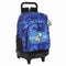 Schoolrugzak met Wielen El Niño Roller Blauw Zwart 33 x 45 x 22 cm