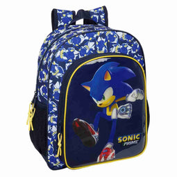 Schoolrugzak Sonic City Blauw 32 x 38 x 12 cm