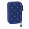 Dubbele etui Harry Potter Captain Marineblauw 12.5 x 19.5 x 4 cm Dubbele etui 29 Onderdelen