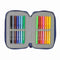 Dubbele etui Harry Potter Captain Marineblauw 12.5 x 19.5 x 4 cm Dubbele etui 29 Onderdelen