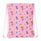 Rugtas met Koordjes SuperKitties Roze Turkoois 26 x 34 x 1 cm