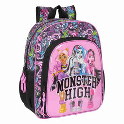 Schoolrugzak Monster High Drama Multicolour 32 x 38 x 12 cm