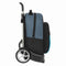 Schoolrugzak met Wielen BlackFit8 California Blauw Zwart 32 x 42 x 15 cm