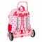 Schoolrugzak met Wielen Minnie Mouse Naive Roze 33 x 42 x 14 cm