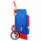 Schoolrugzak met Wielen Mickey Mouse Clubhouse Good day Blauw 33 x 42 x 14 cm