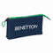 Alleshouder Benetton Green Marineblauw 22 x 12 x 3 cm